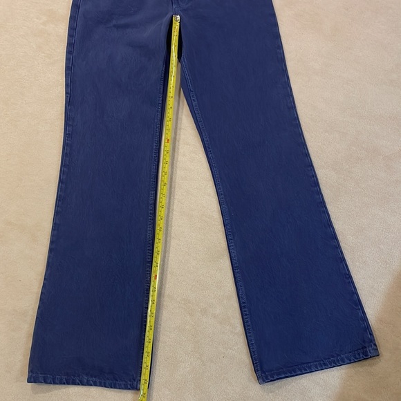 NWT Zara mid rise regular length bootcut fit slate blue jeans in size 8 - Picture 2 of 11